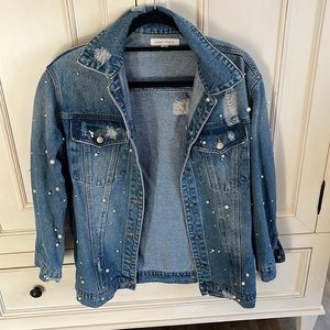 Distressed Pearl Jean Jacket